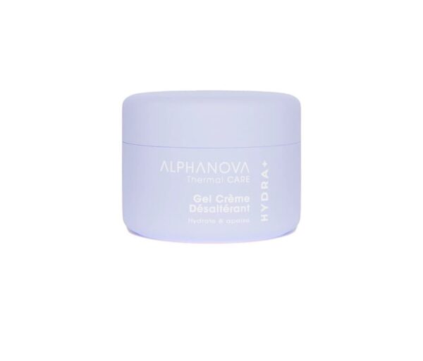 Alphanova Thermal Care karastav geelja tekstuuriga kreem niisutab, rahustab ja kaitseb nahka koheselt. Selle termiline valem ühendab polüsahhariidid, aktiivsed taimsed koostisosad kõrge molekulmassiga hüaluroonhappega. Need täiendavad toimeained rahustavad koheselt naha, piiravad naha kuivamist ja stimuleerivad elastsust, et võidelda väliste agressioonide vastu. 5 minuti pärast on nahk rahunenud ja kipitustunne väheneb. (Polüsahhariidi test, 6 vabatahtlikku). Selle kerge, värske ja mittekleepuv tekstuur jätab naha pehmeks ja siidiseks. Selle õrn pulbriline aroom muudab pealekandmise väga meeldivaks. Nahk on pehme, niisutatud ja kaitstud. 99% looduslikku päritolu koostisosi – 44% orgaanilisi koostisosi Kelle jaoks ? Normaalne kuni kombineeritud nahk. ALPHANOVA Thermal Care on erakordse efektiivsusega looduslike hoolduste sari, mis ühendab endas: • Uuenduslikud uue põlvkonna looduslikud toimeained • Provence’i rahustav termaalvesi • Sertifitseeritud mahe- ja vegantoote loomulikkus