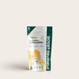 Sinu ilueliksiir! Kiire ja lihtne valmistada. Suvine ilukokteil tõelistele jumalannadele. Nipp! Valmista tervislik Piña Colada (loe altpoolt)! Tänu kollageenile meie kehas on nahk elastsem, küüned vastupidavamad, juuksed läikivamad. 1 spl annab 6 g puhast kollageeni, soovitame 2 spl. Lisaväärtust annavad tootele mangaan ja vask. Mangaan aitab kaasa sidekoe normaalsele moodustumisele, vask aitab kaasa juuste ja naha normaalsele pigmentatsioonile. Loe lähemalt altpoolt! Ühest pakist 150 g jagub pooleks kuuks (15 portsjonit pakis). JAMAVABA toode. Meie toodetes ei ole lisaaineid ehk E-aineid ning meie marja- ja puuviljapulbrid on naturaalsed toorained.